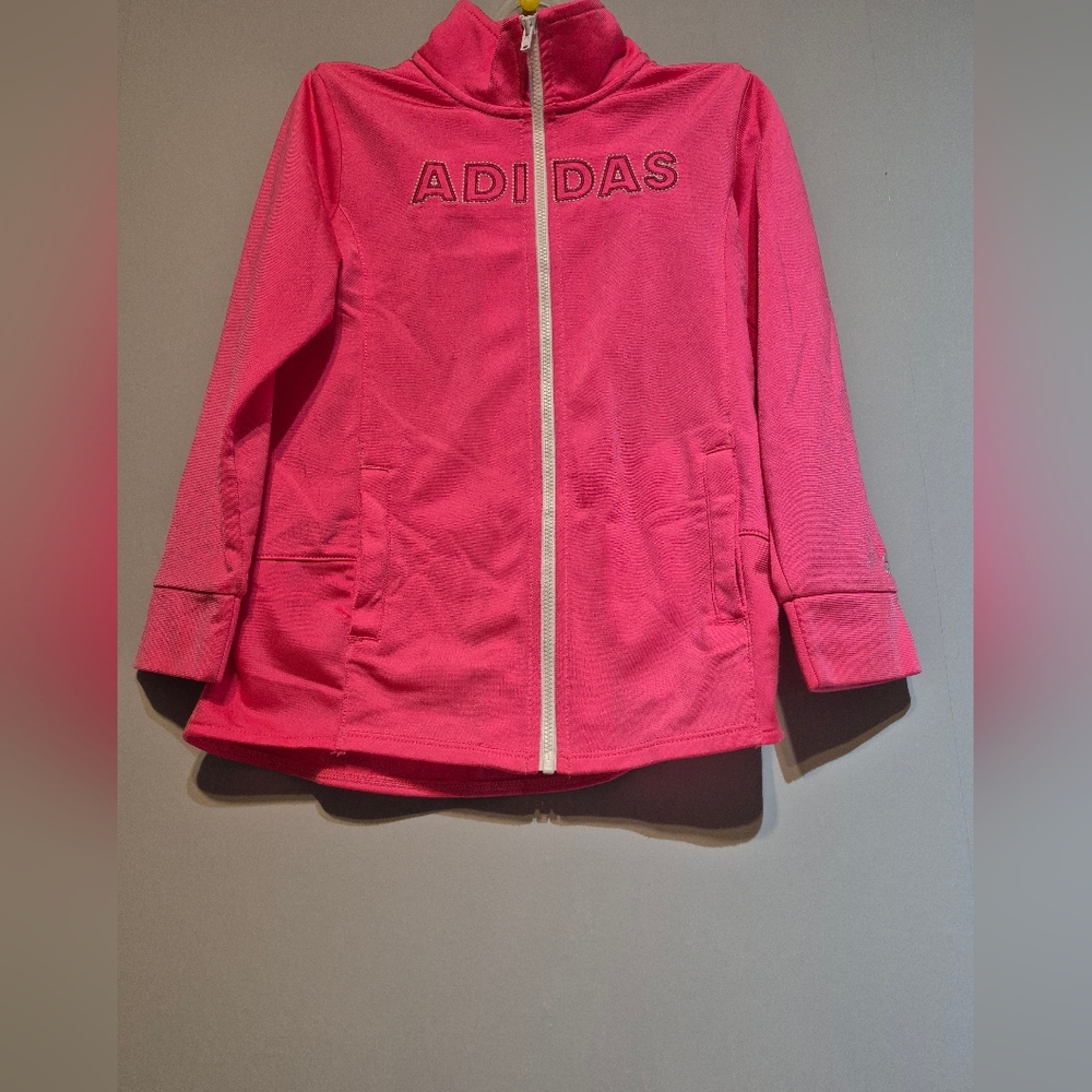 Adidas Pink Zip-Up Jacket